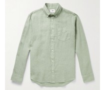 Levon Button-Down Collar Linen Shirt