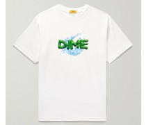 Splash T-Shirt aus Baumwoll-Jersey mit Logoprint