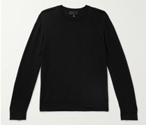 Cory schmal geschnittener Pullover aus einer Woll-Seidenmischung
