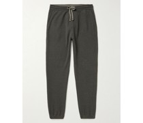 Joggy Tapered Brushed Cotton-Blend Jersey Sweatpants