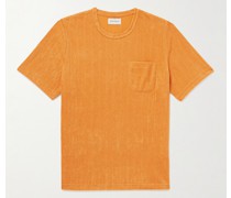 Oli's T-Shirt aus geripptem Frottee aus einer Baumwollmischung