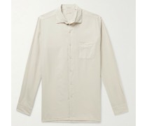 Cotton and Cashmere-Blend Voile Shirt