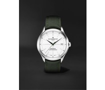 + MR PORTER 10th Birthday Edition Clifton Baumatic Chronometer 40 mm Uhr aus Stahl mit automatischem Aufzug und Canvas-Armband, Ref.-Nr.: M0A10664