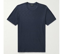T-Shirt aus einer Baumwoll-Seidenmischung