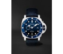 Submersible QuarantaQuattro Automatic 44mm eSteel™ and Webbing Watch, Ref. No. PAM01289