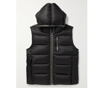 Quilted Shell Hooded Down Gilet