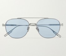 NeoDior RU Pilotensonnenbrille aus Palladium