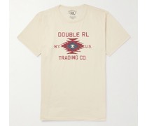 T-Shirt aus Jersey aus einer Baumwollmischung mit Logoprint