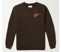 Sweatshirt aus Baumwoll-Jersey mit Logoprint
