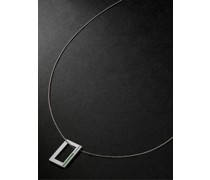 Le 3,4g Kette aus Sterlingsilber mit Tsavoriten