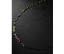 Gold and Rhodium-Plated Chain Necklace