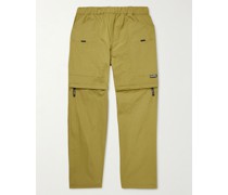 Nyco Straight-Leg Convertible Nylon and Cotton-Blend Shell Trousers
