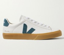 Campo Sneakers aus Leder mit Velourslederbesatz