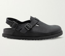 Tokio Clogs aus Veloursleder
