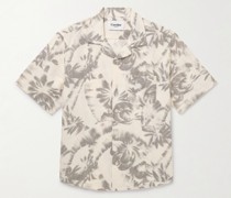Hemd aus Baumwolle mit Print und Reverskragen