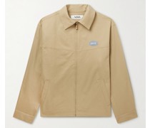 Majdal Jacke aus Baumwolldrillich mit Logostickerei
