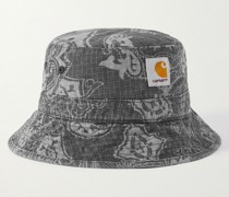 Verse Logo-Appliquéd Printed Cotton-Ripstop Bucket Hat