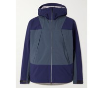 Zweifarbige Kapuzenjacke aus PERTEX® SHIELDAIR