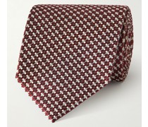 Krawatte aus Seiden-Jacquard, 8 cm