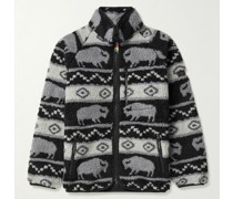 Mountain Jacke aus bedrucktem Fleece
