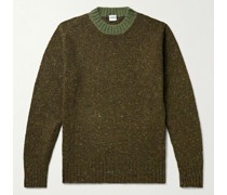 Slim-Fit Donegal Wool Sweater