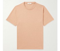 T-Shirt aus Jersey aus einer Mischung aus Flammgarnbaumwolle und Hanf