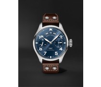 Big Pilot's Le Petit Prince Automatic Chronograph 46.2mm Stainless Steel and Leather Watch, Ref. No. IW502710