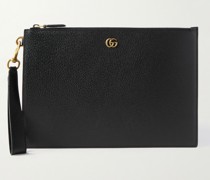 GG Marmont Full-Grain Leather Pouch