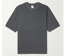 T-Shirt aus einer Stretch-Baumwollmischung mit Logostickerei