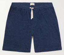 Ashbourne Cotton-Blend Terry Drawstring Shorts