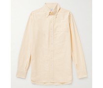 Gestreiftes Hemd aus Baumwolle mit Button-Down-Kragen