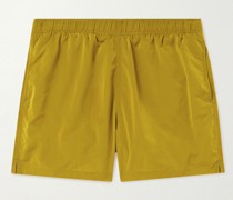 Caspar gerade geschnittene Shorts aus Shell