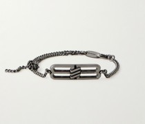 Icon brüniertes silberfarbenes Armband