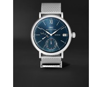 Portofino Hand-Wound Eight Days 45mm Stainless Steel Watch, Ref. No. IW510116