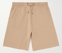 Gerade geschnittene Bermudashorts aus Baumwolle