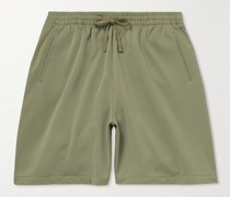 Shorts aus Jersey aus einer Baumwollmischung mit Kordelzugbund