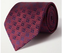 Krawatte aus Seiden-Jacquard, 8,5 cm