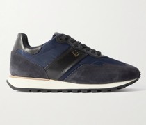 Legacy Runner Sneakers aus Leder und Nylon mit Velourslederbesätzen
