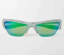 Diorbay S1U verspiegelte Sonnenbrille mit rechteckigem Rahmen aus Azetat