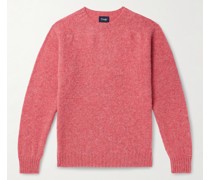 Pullover aus gebürsteter Shetland-Schurwolle