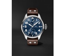 Big Pilot's Monopusher Le Petit Prince Limited Edition Automatic 46mm Stainless Steel and Leather Watch, Ref. No. IW515202