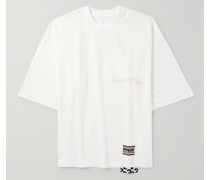 Laundry Bag Oversized-T-Shirt aus Baumwoll-Jersey mit Logostickerei