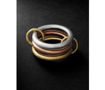 Mercury MX Ring aus Silber, Rosé- und Gelbgold