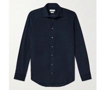 Slim-Fit Organic Cotton-Needlecord Shirt