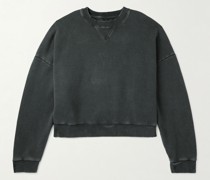 Sweatshirt aus enzymgewaschenen Baumwoll-Jersey