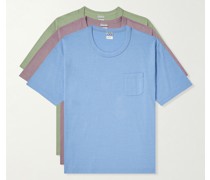 Sublig Jumbo Set aus drei T-Shirts aus Baumwoll-Jersey