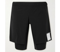 Mehrlagige gerade geschnittene Shorts aus Justice™-Material