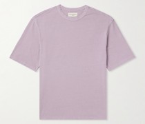Benny T-Shirt aus Baumwoll-Jersey in Stückfärbung