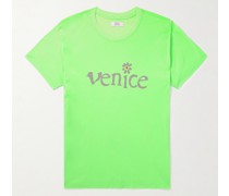 T-Shirt aus Baumwoll-Jersey mit Print