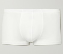 Mercerised Stretch-Cotton Boxer Briefs